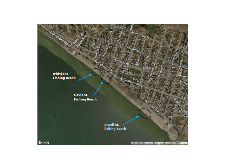 Fishing Beach Map