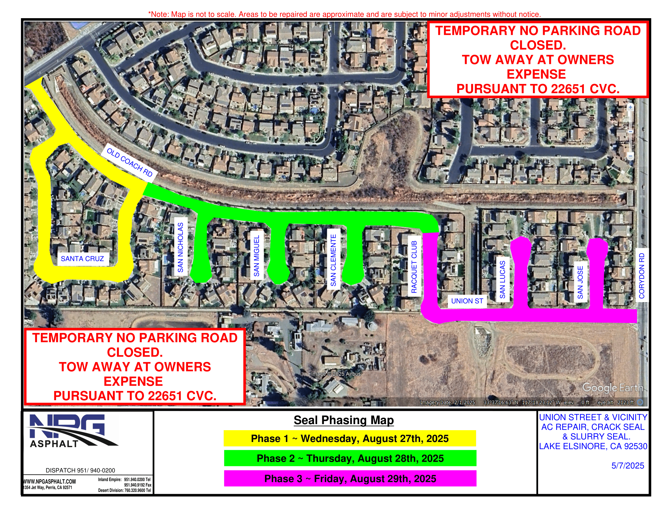 SEAL PHASING Union St