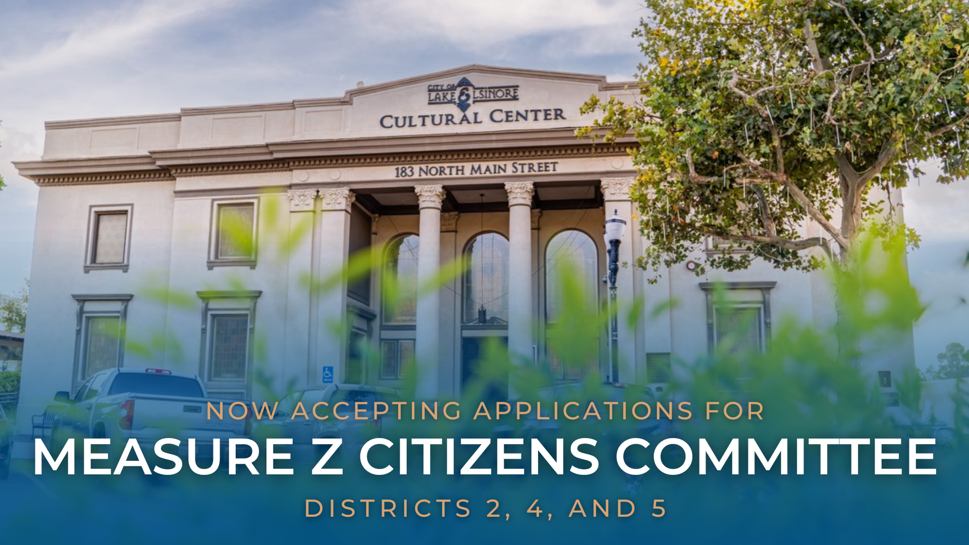 Measure Z Citizen Committee Applications