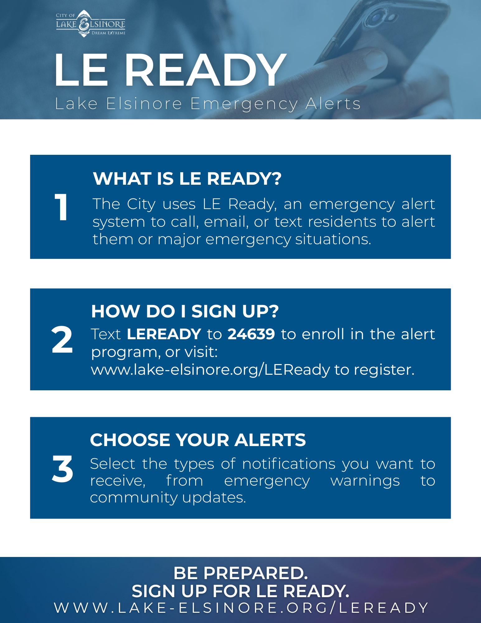 Lake Elsinore Emergency Alerts CodeRed (Flyer) (2)