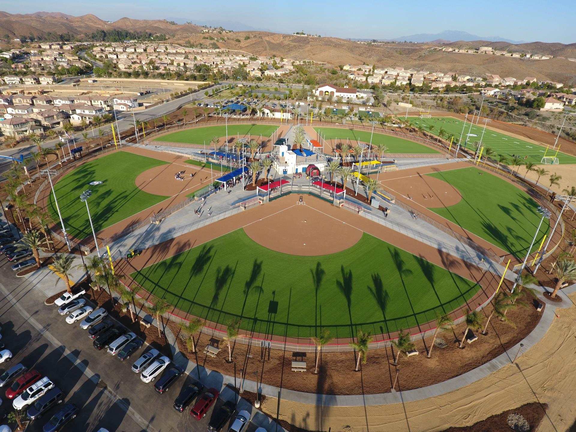 Aerial View of Baseball Fields (3)