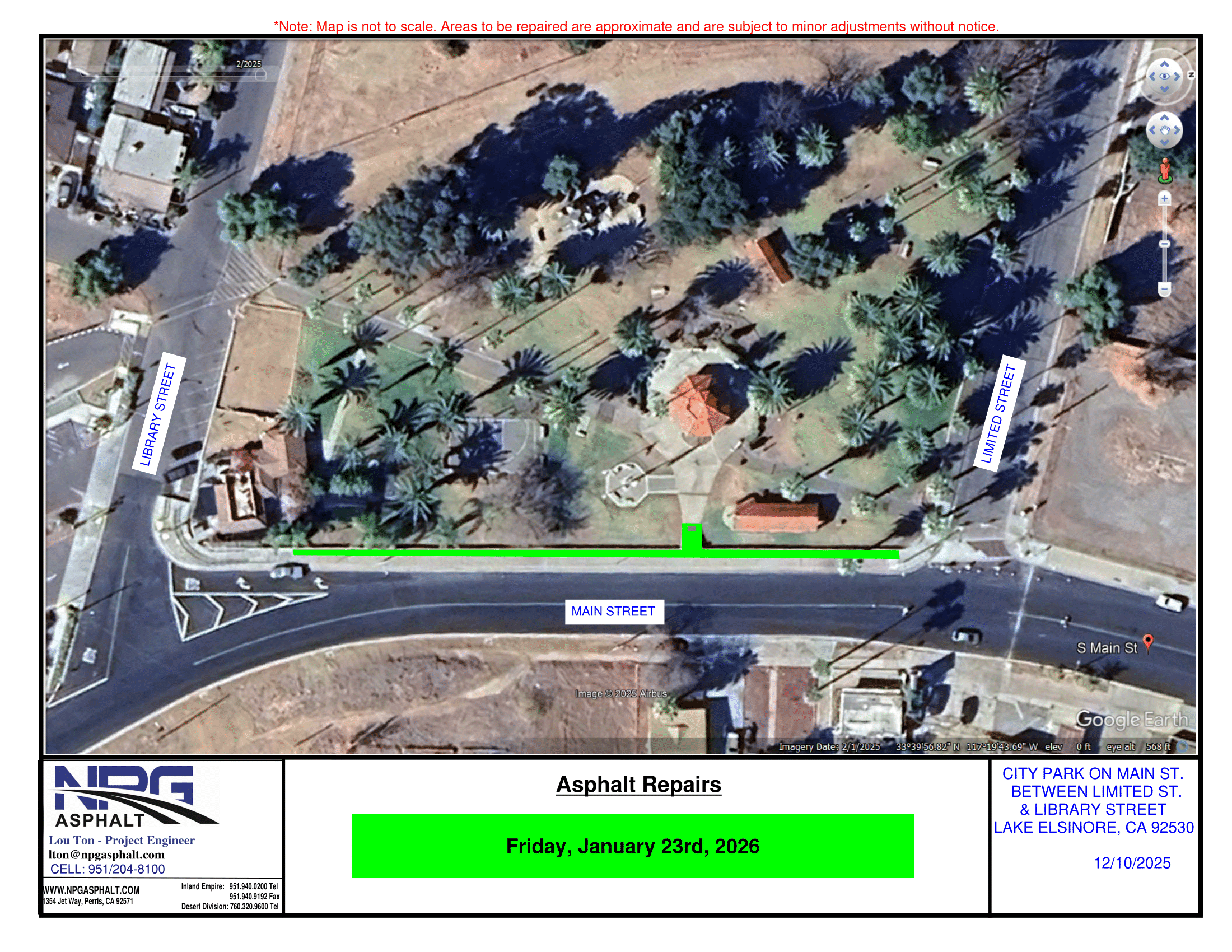 Project Map City Park Asphalt-1